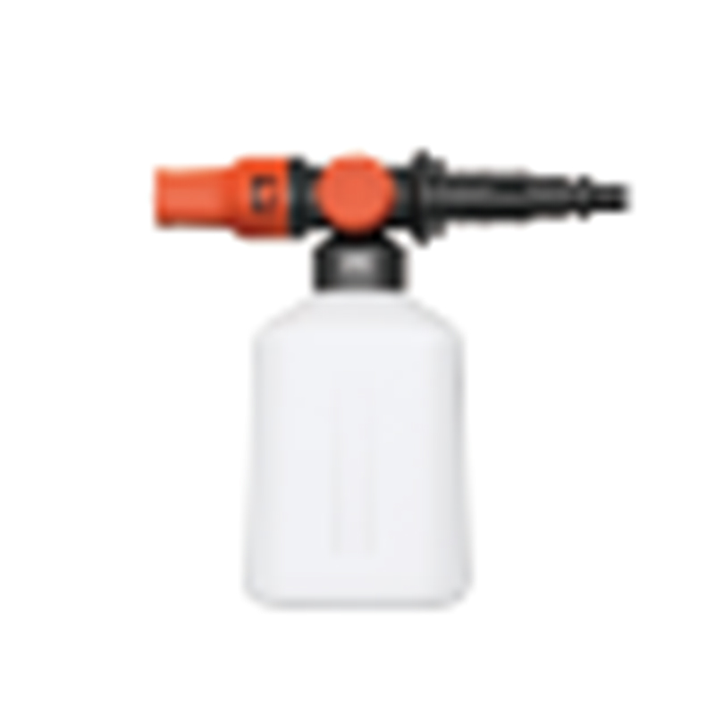 Adjustable pressure foam cannon